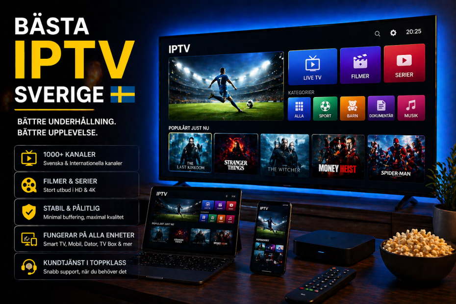 bästa iptv sverige