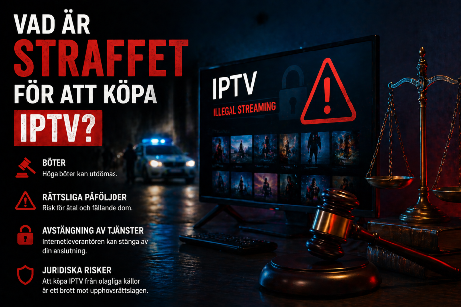 vad är straffet för att köpa iptv