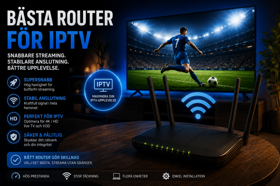 bästa router för iptv