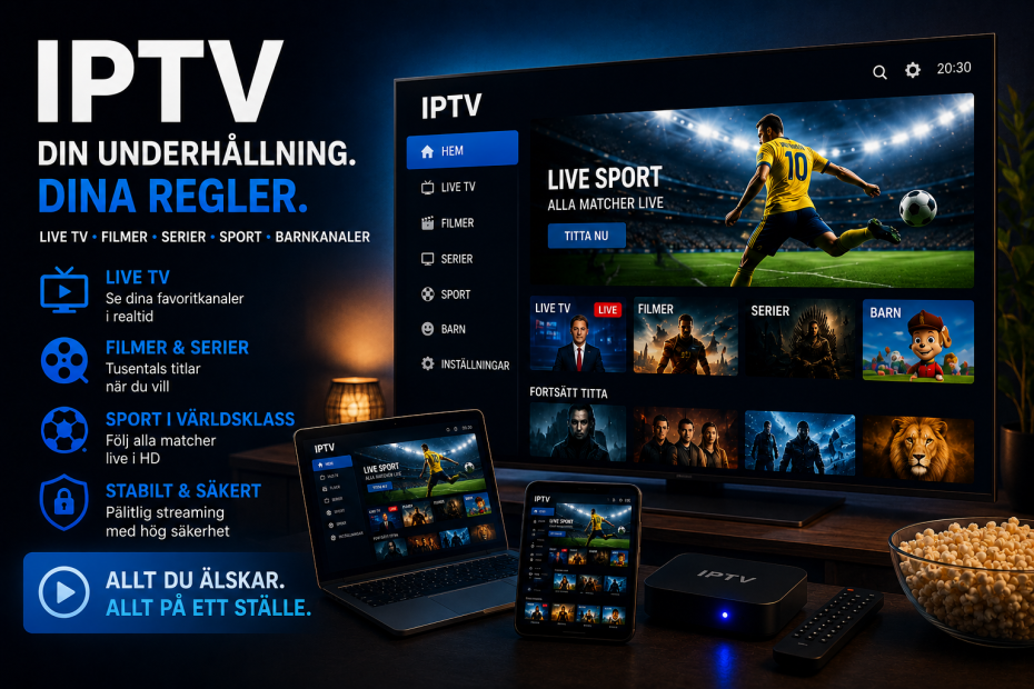 iptv med svensk text