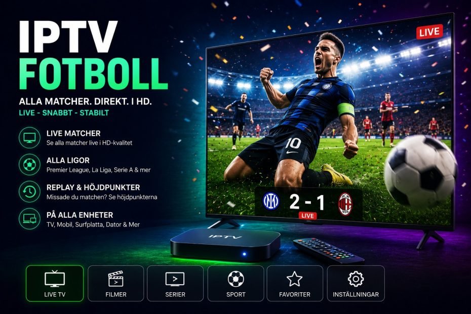 iptv fotboll