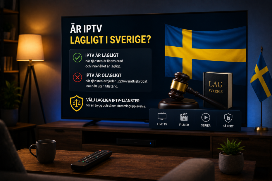 är iptv lagligt i sverige