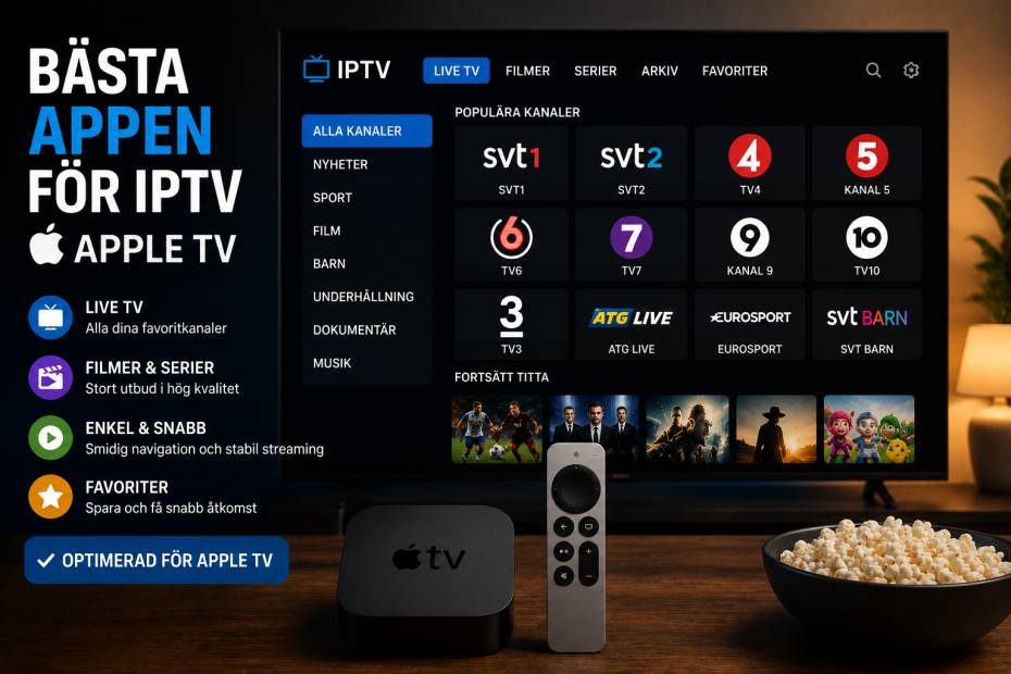 bästa appen för iptv apple tv