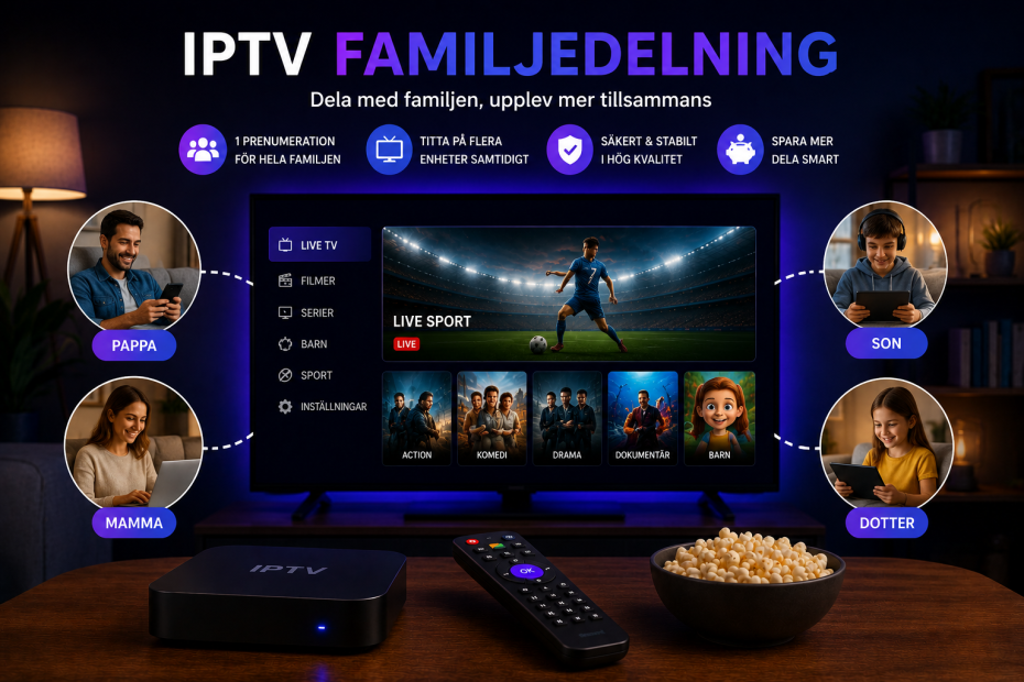 iptv familjedelning