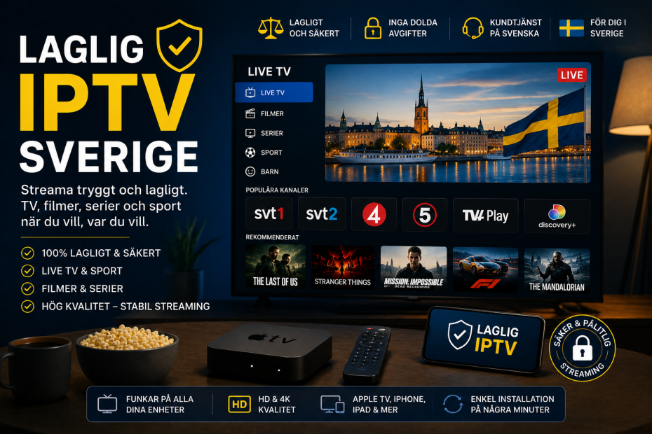laglig iptv sverige
