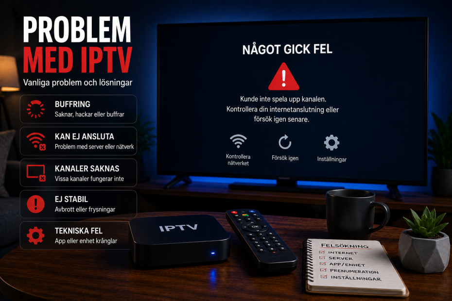 problem med iptv