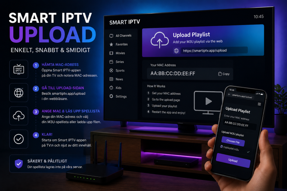 smart iptv upload
