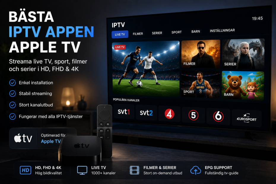 bästa iptv appen apple tv