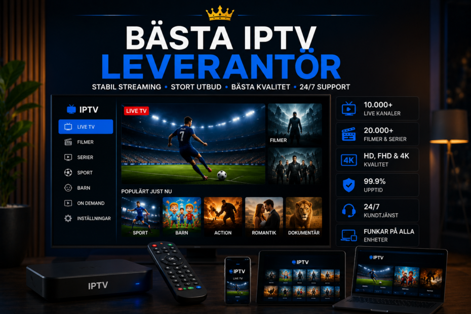 bästa iptv leverantör