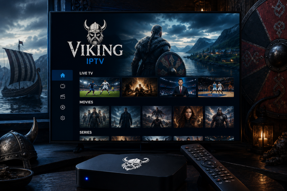 Viking IPTV med nordisk streamingmiljö.