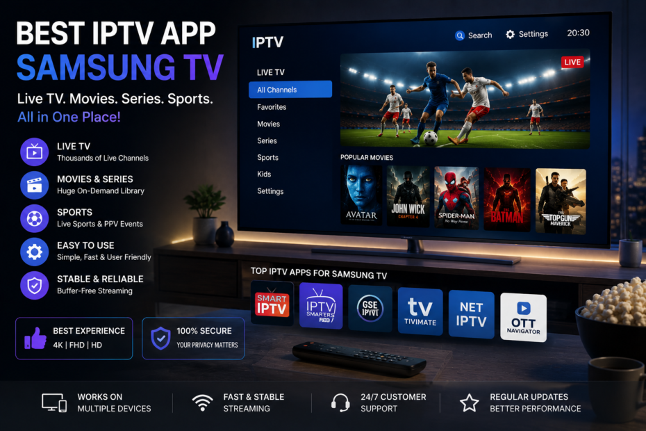 best iptv app samsung tv