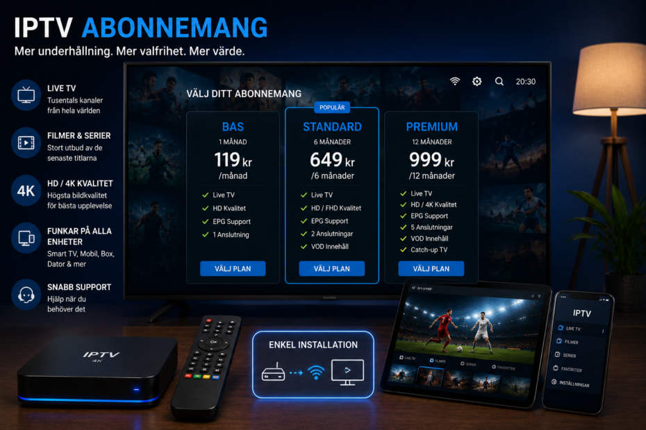 iptv abonnemang
