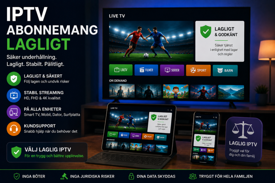 iptv abonnemang lagligt