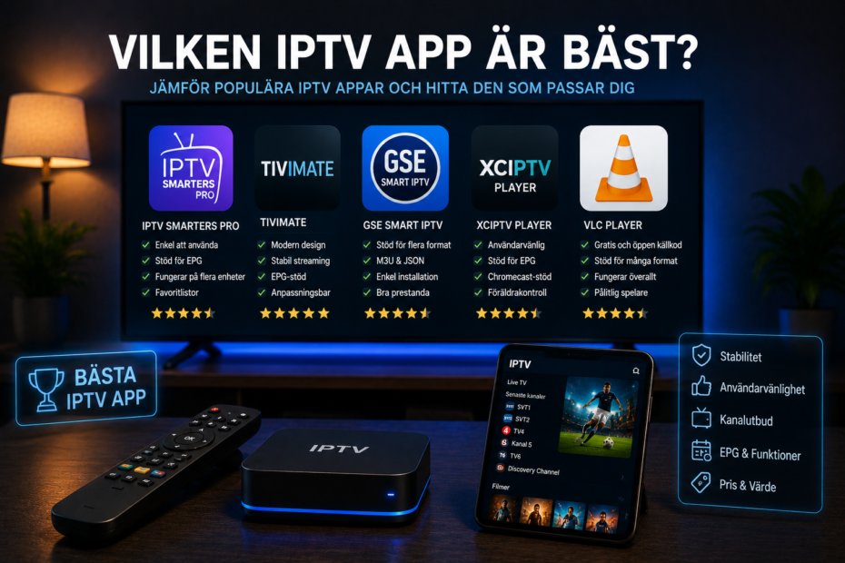 vilken iptv app är bäst