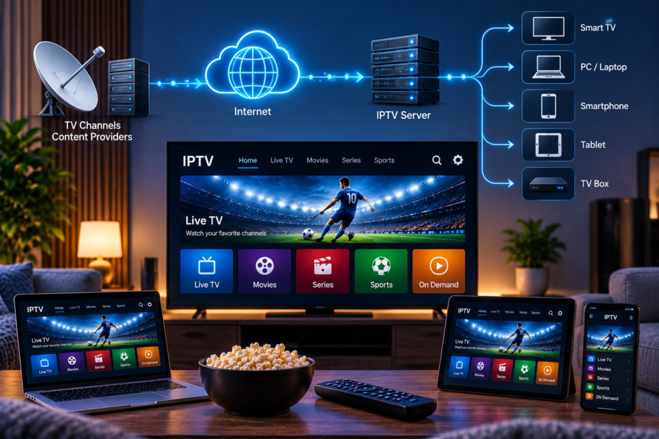 how does iptv work
