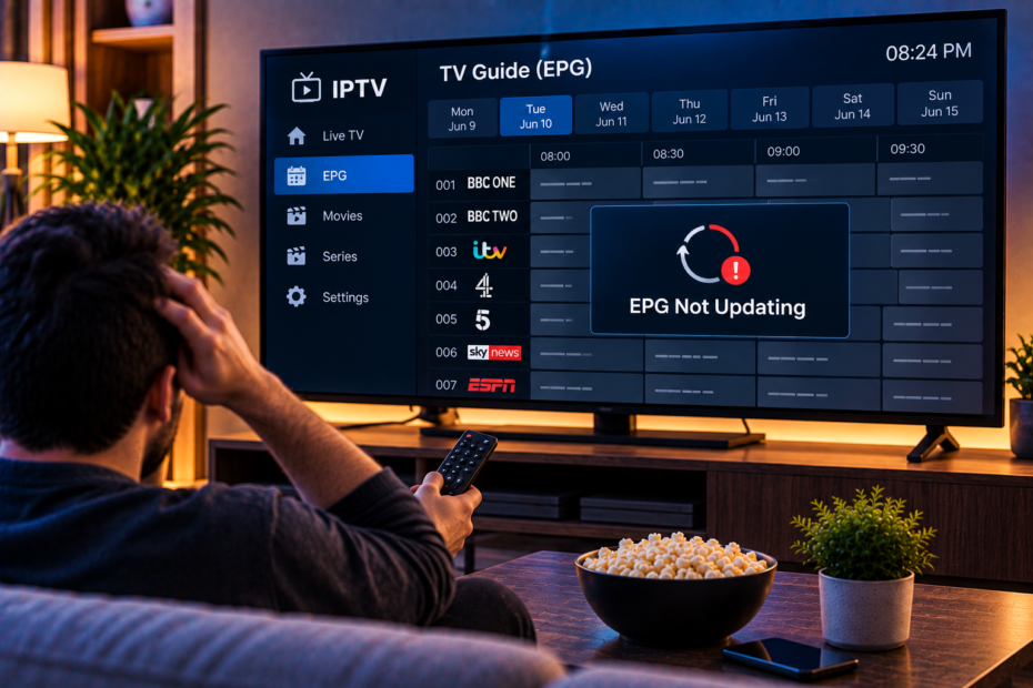 IPTV EPG not updating