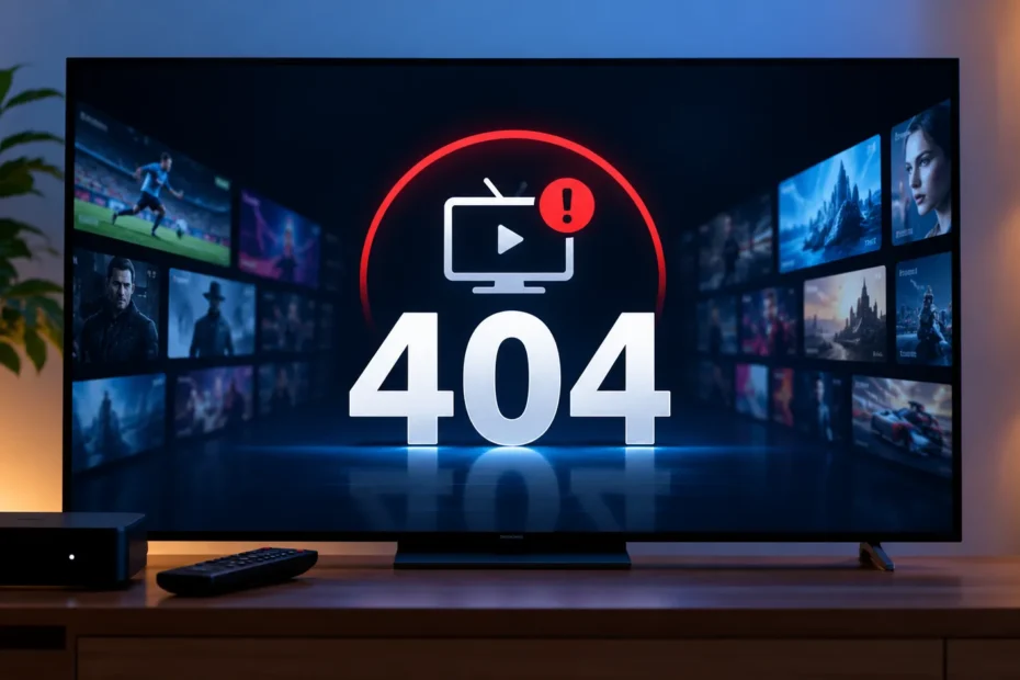 iptv error 404