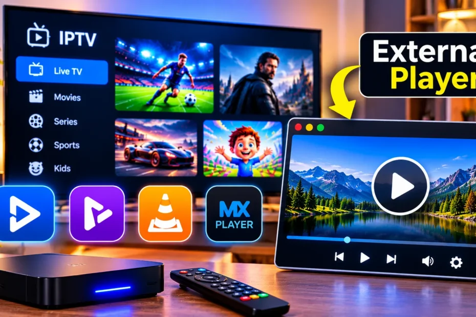 iptv extern spelare