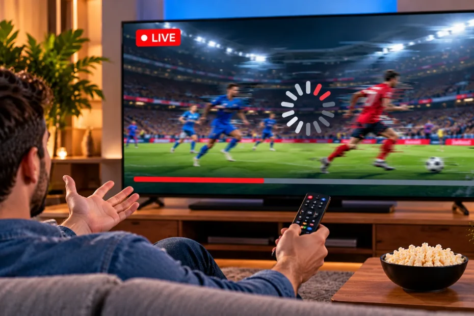 iptv fördröjning live