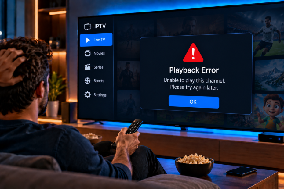 iptv playback error